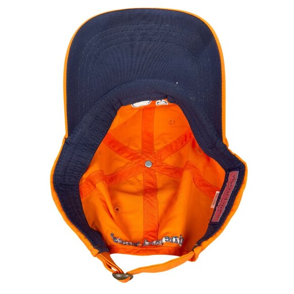 Vineyard Vines Baseball Cap Adults One Size Orange Whale Logo Adjustable - Picture 9 of 12